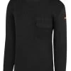 Herren BW-Pullover Mit Schurwolle „Barntrup“ Schwarz -Normani 130312