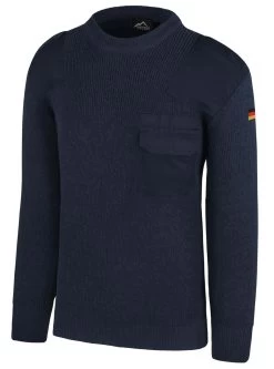 Herren BW-Pullover Mit Schurwolle „Barntrup“ Navy