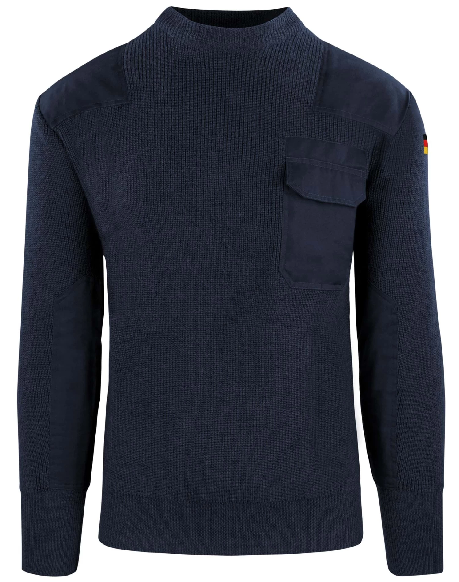 Herren BW-Pullover Mit Schurwolle „Barntrup“ Navy 4 Herren BW-Pullover Mit Schurwolle „Barntrup“ Navy – Bild 2