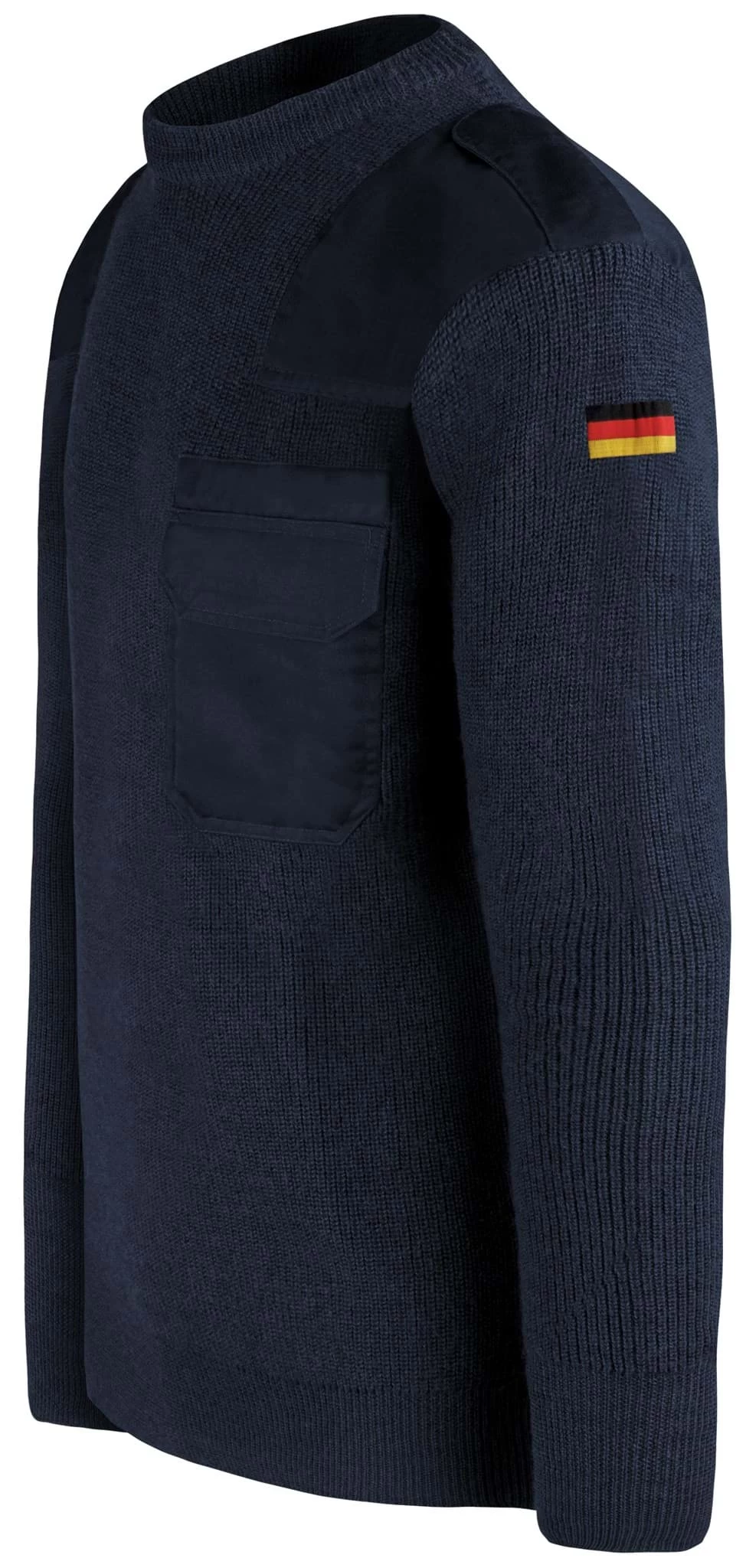 Herren BW-Pullover Mit Schurwolle „Barntrup“ Navy 5 Herren BW-Pullover Mit Schurwolle „Barntrup“ Navy – Bild 3