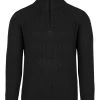 Herren Troyer-Pullover Mit RV-Kragen „Tintrup“ Schwarz -Normani 130534