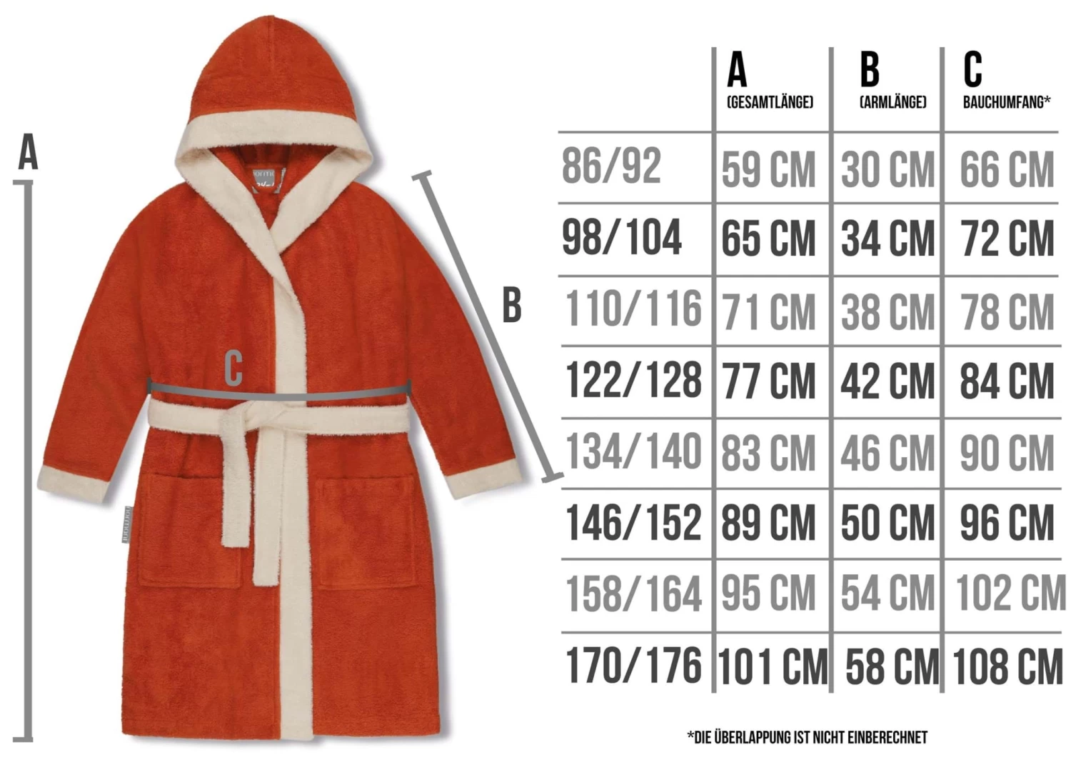 Kinder Bademantel Aus Bio-Baumwolle „Elounda“ Blau 7 Kinder Bademantel Aus Bio-Baumwolle „Elounda“ Blau – Bild 5