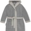 Kinder Bademantel Aus Bio-Baumwolle „Malia“ Grau / Waschbär -Normani 131675