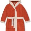 Kinder Bademantel Aus Bio-Baumwolle „Elounda“ Orange -Normani 131713