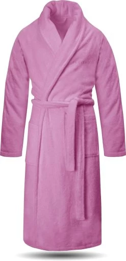 Unisex Premium Bademantel „Sivas“ Aus Frottee - OEKO-TEX® 100 Rosa
