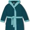 Kinder Bademantel Aus Bio-Baumwolle „Elounda“ Blau -Normani 133851