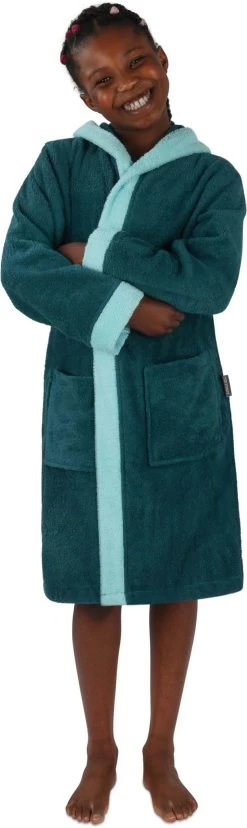 Kinder Bademantel Aus Bio-Baumwolle „Elounda“ Blau 9 Kinder Bademantel Aus Bio-Baumwolle „Elounda“ Blau -Normani 133853