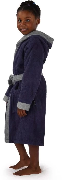 Kinder Bademantel Aus Bio-Baumwolle „Elounda“ Lila -Normani 133942