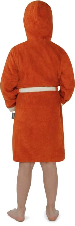 Kinder Bademantel Aus Bio-Baumwolle „Elounda“ Orange 10 Kinder Bademantel Aus Bio-Baumwolle „Elounda“ Orange -Normani 133943