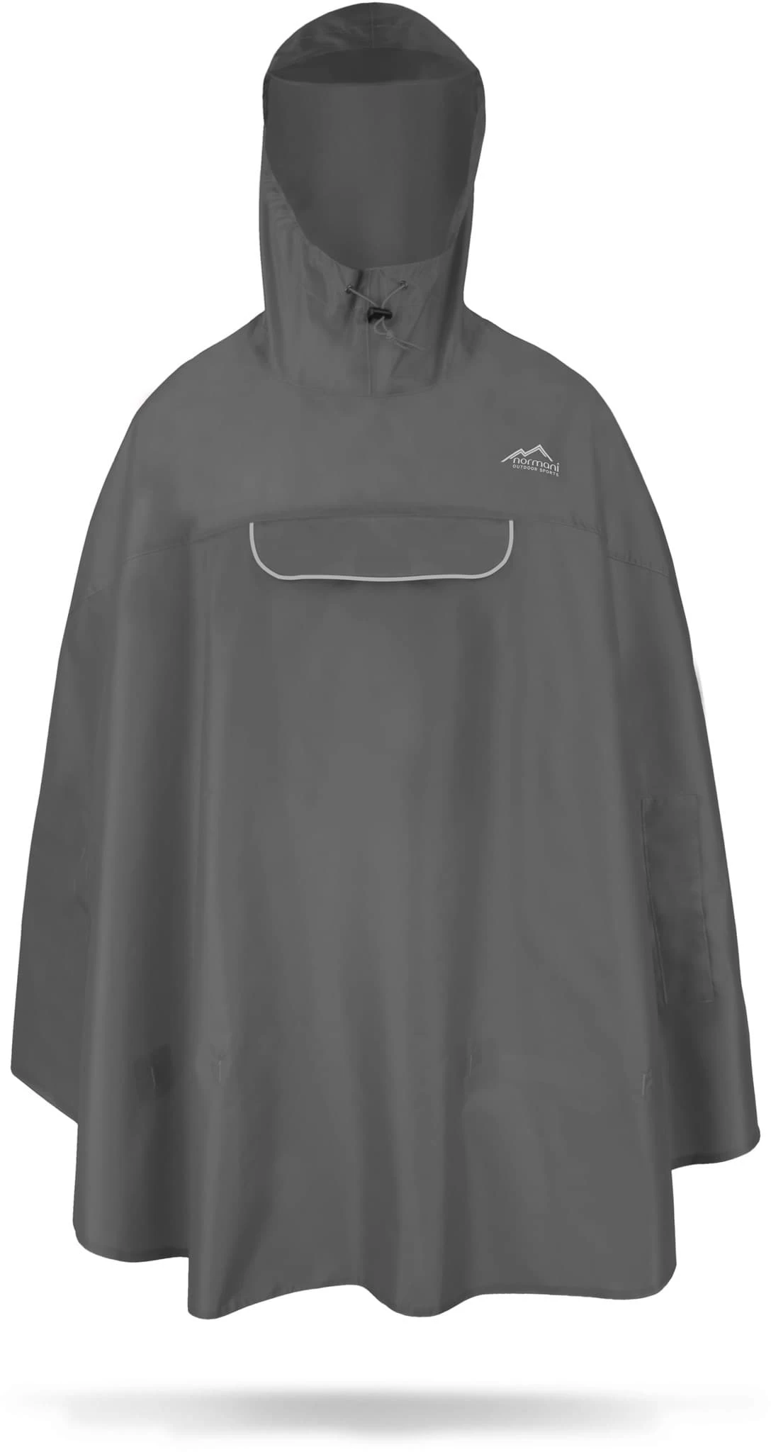 Regenponcho „Cherrapunji“ Anthrazit 4 Regenponcho „Cherrapunji“ Anthrazit – Bild 2