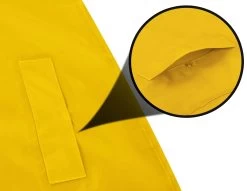 Regenponcho „Sohra“ Petrol/Gelb -Normani 134618