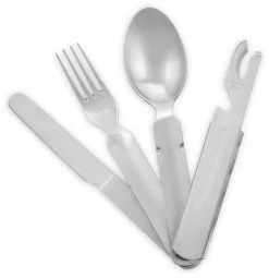 Essbesteck 4-teilig „OFW“ Silber -Normani 137428