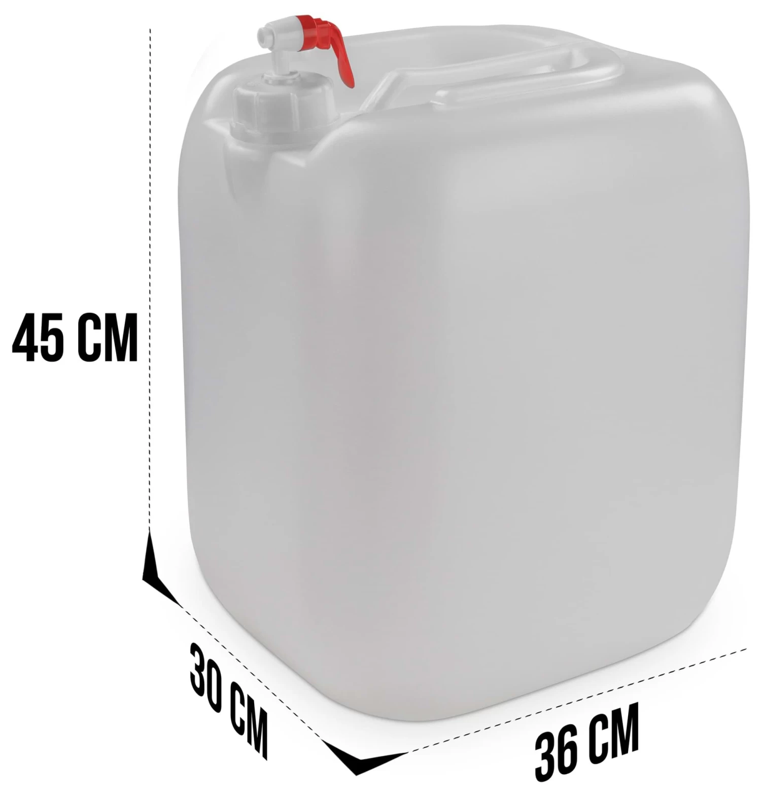 Wasserkanister Carry 30 Liter Transparent 10 Wasserkanister Carry 30 Liter Transparent – Bild 8