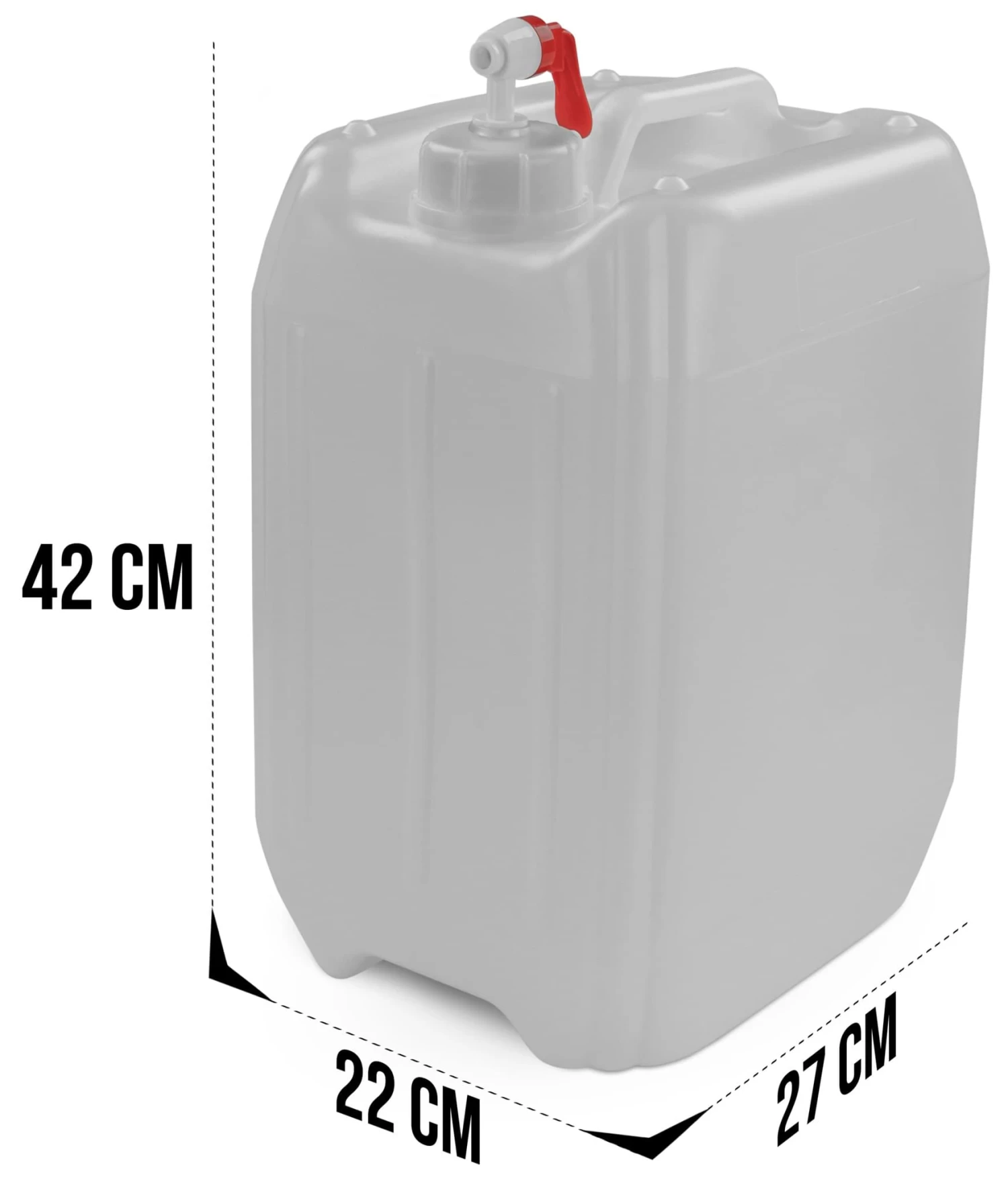 Wasserkanister Carry 20 Liter Transparent 10 Wasserkanister Carry 20 Liter Transparent – Bild 8