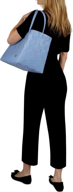 Einkaufskorb Einkaufstasche Aus Kunststoff Light Blue -Normani 138402