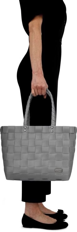 Einkaufskorb Einkaufstasche Aus Kunststoff Anthrazit -Normani 139607