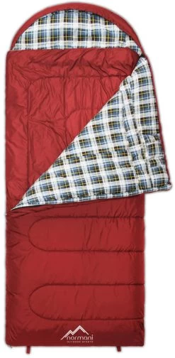 4-in-1 Schlafsack „Antarctica“ (RV Links) Rot -Normani 139728