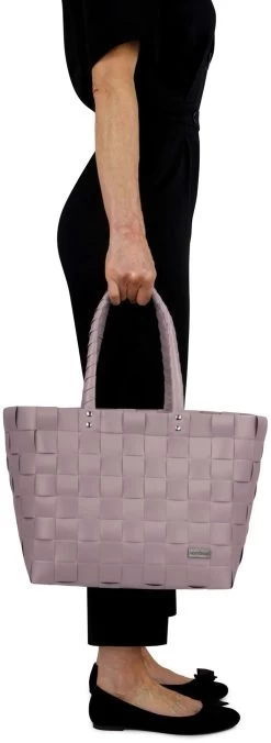 Einkaufskorb Einkaufstasche Aus Kunststoff Dusty Pink -Normani 140186