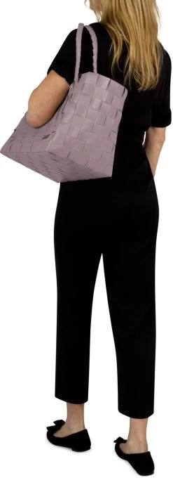 Einkaufskorb Einkaufstasche Aus Kunststoff Dusty Pink -Normani 140187