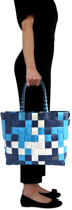 Einkaufskorb Einkaufstasche Aus Kunststoff Aqua -Normani 140485