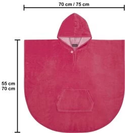 Kinder Badeponcho Weich „Melilla“ Pink 13 Kinder Badeponcho Weich „Melilla“ Pink -Normani 140533