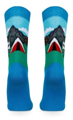 2 Paar Spruch / Motiv Socken Camping -Normani 141504