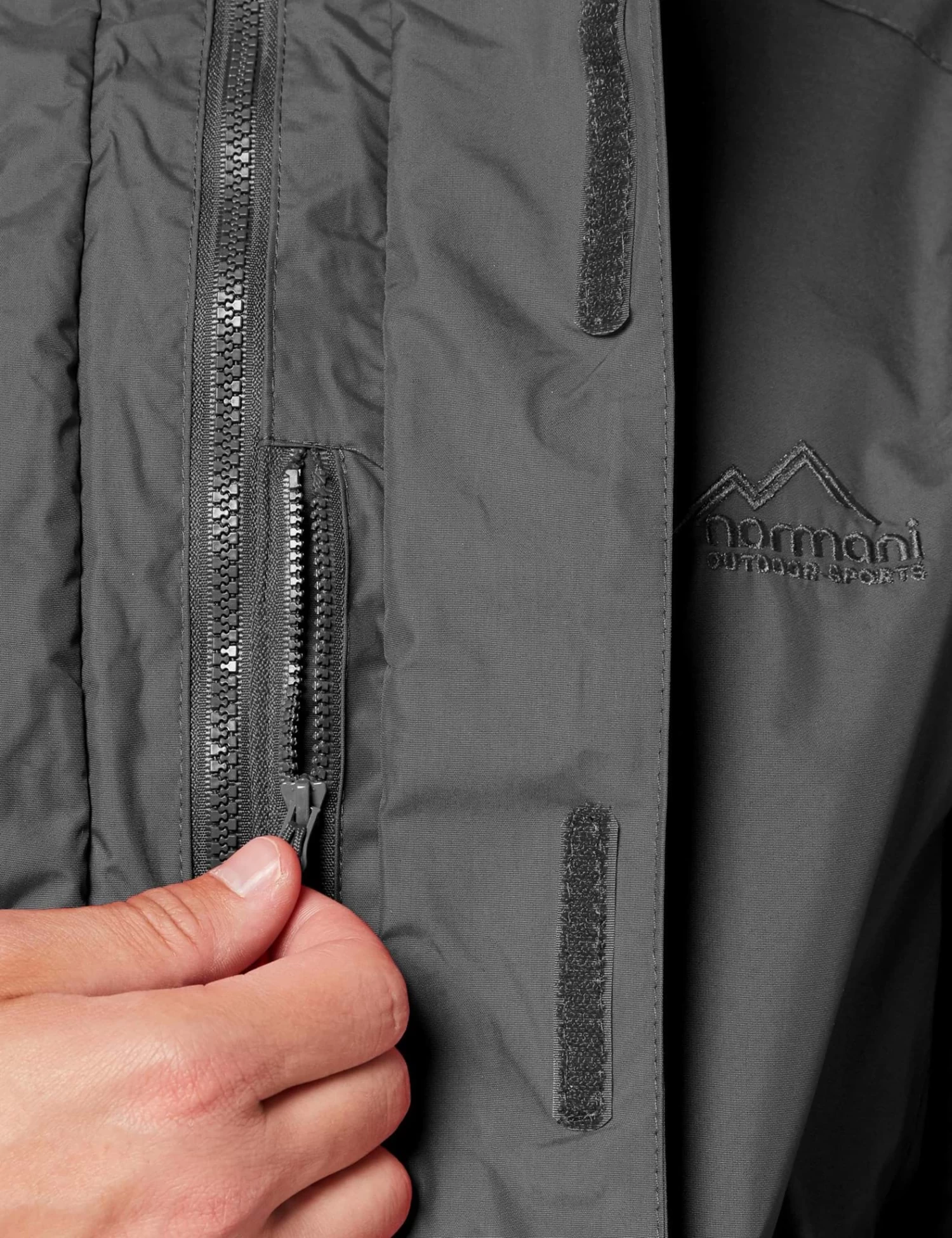 Herren Hardshelljacke „Magellan“ Grau 7 Herren Hardshelljacke „Magellan“ Grau – Bild 5