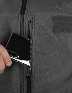 Fleecejacke „Roald“ Anthrazit -Normani 142376