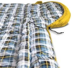 4-in-1 Schlafsack „Antarctica“ (RV Rechts) Gelb -Normani 142440