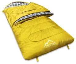 4-in-1 Schlafsack „Antarctica“ (RV Links) Gelb