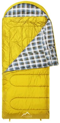 4-in-1 Schlafsack „Antarctica“ (RV Links) Gelb -Normani 142445