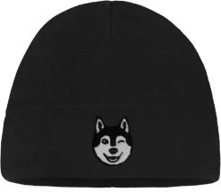 Kinder Microfleece Mütze „Dunedin“ Schwarz