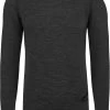 Herren Merino Langarm „Melbourne“ Anthrazit -Normani 142843
