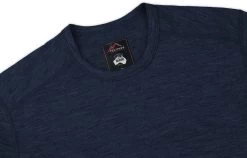 Herren Merino Langarm „Melbourne“ Navy -Normani 142874
