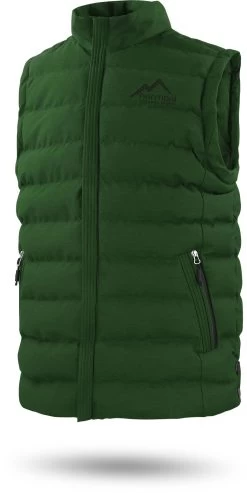 Herren Winter-Steppweste „Nanaimo“ Oliv -Normani 143680