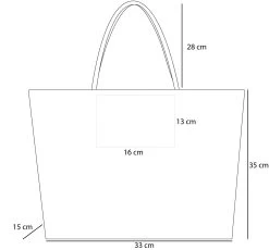 Bequeme Sommer-Umhängetasche, Strandtasche Seaside Blue -Normani 144046