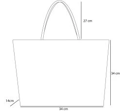 Bequeme Sommer-Umhängetasche, Strandtasche Star Black 13 Bequeme Sommer-Umhängetasche, Strandtasche Star Black -Normani 144047