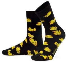 2 Paar Spruch / Motiv Socken Ente