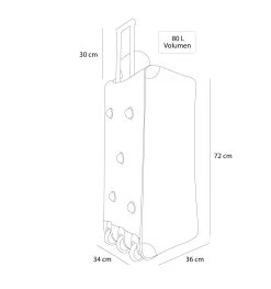 Reisetasche Mit 3 Rollen 80 Liter Pigeon 15 Reisetasche Mit 3 Rollen 80 Liter Pigeon -Normani 144364