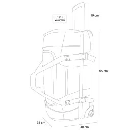 Reisetasche 120 L „Kompass 120“ Orange 13 Reisetasche 120 L „Kompass 120“ Orange -Normani 144496