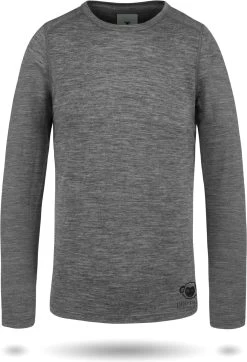 Kinder Merino Langarm „Broome“ Grau