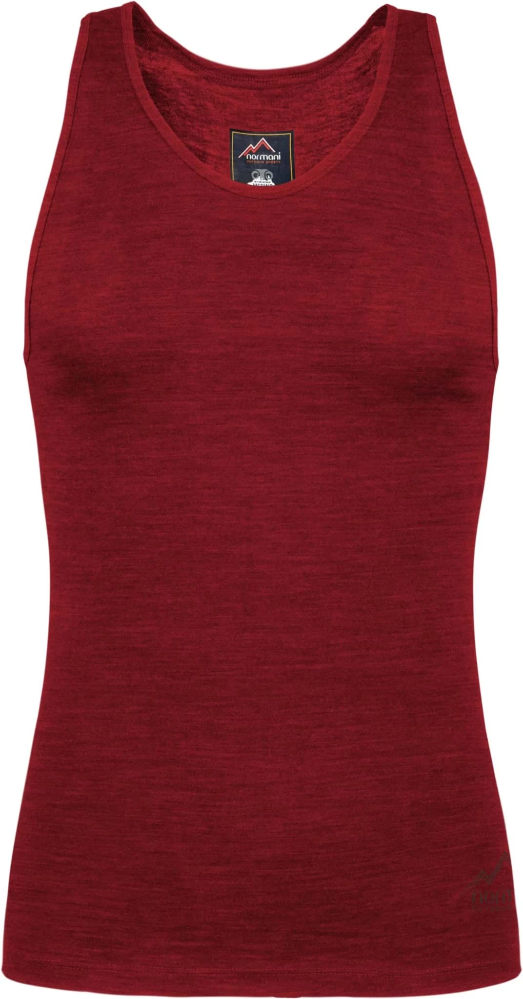 Damen Merino Tanktop „Quilpie“ Rot 4 Damen Merino Tanktop „Quilpie“ Rot – Bild 2