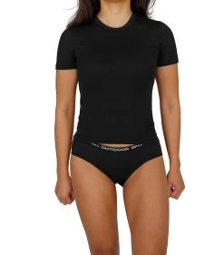 Damen Merino Slip „Albury“ Schwarz -Normani 145236