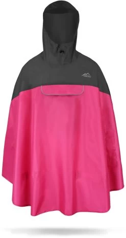 Regenponcho „Cherrapunji“ Schwarz/Pink 8 Regenponcho „Cherrapunji“ Schwarz/Pink -Normani 145728