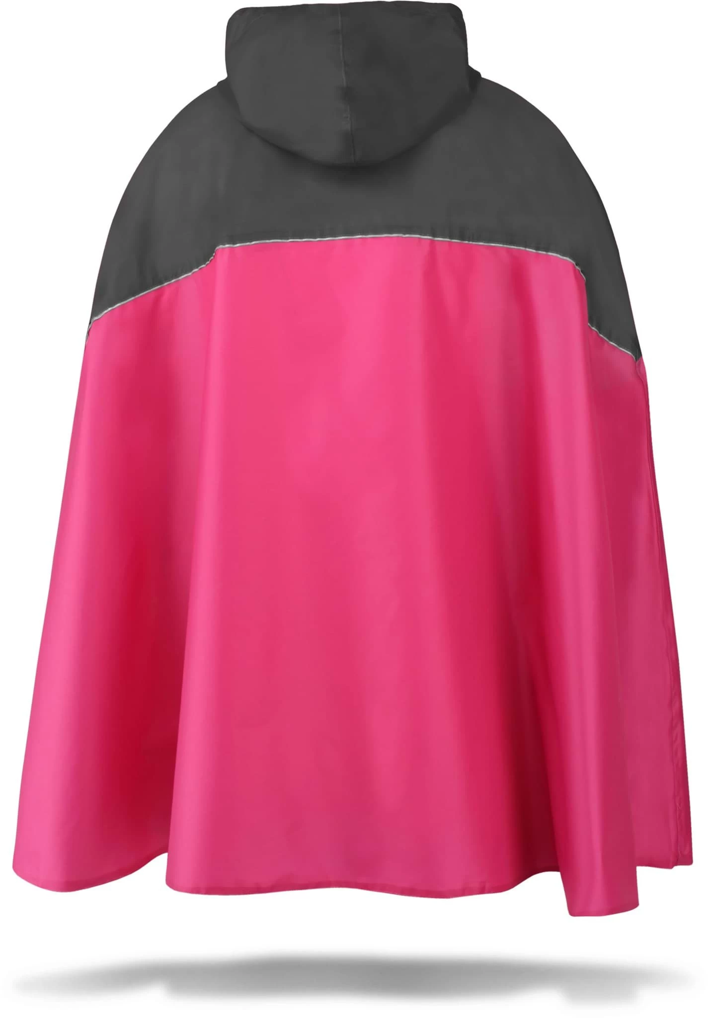Regenponcho „Cherrapunji“ Schwarz/Pink 5 Regenponcho „Cherrapunji“ Schwarz/Pink – Bild 3