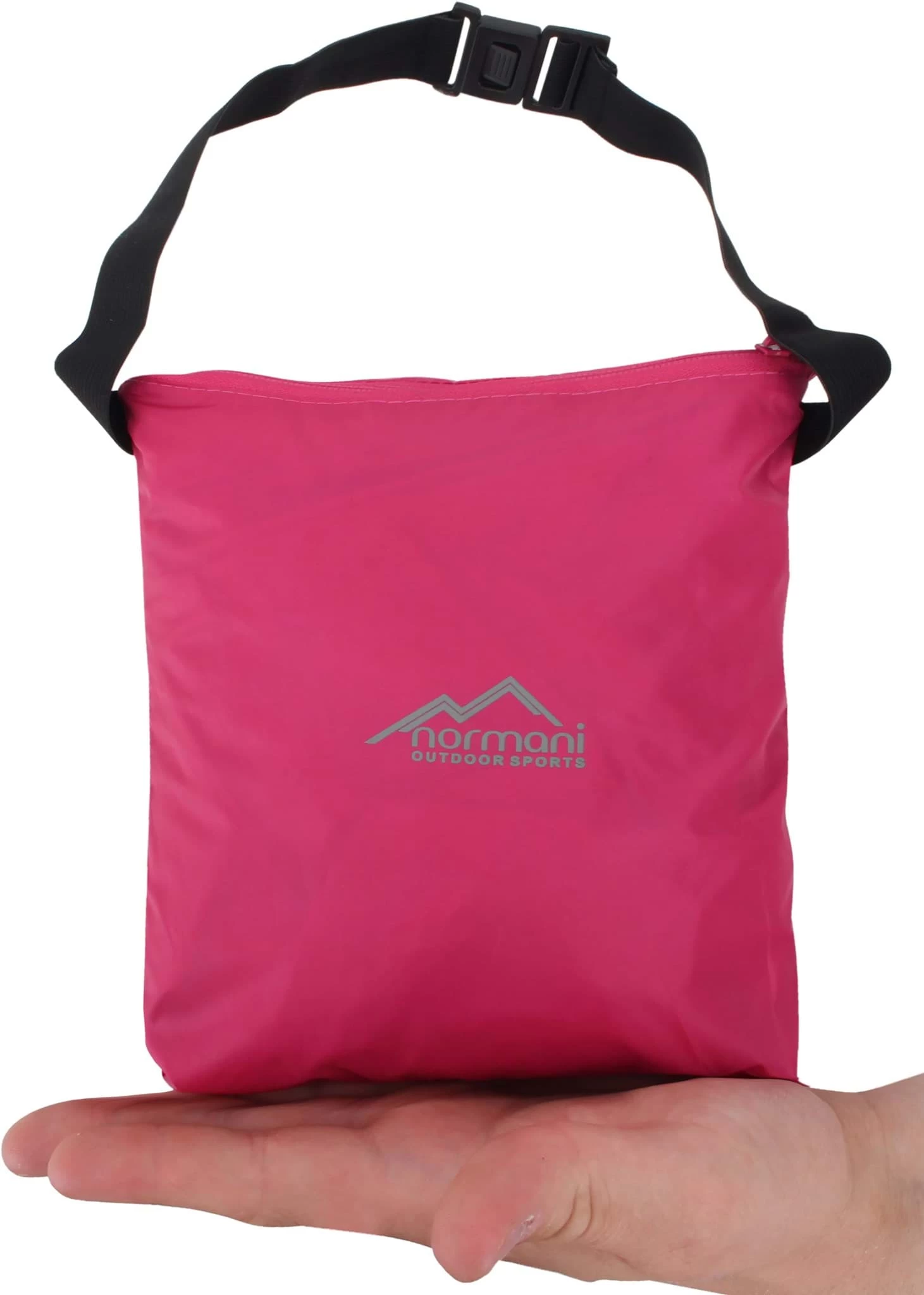 Regenponcho „Cherrapunji“ Schwarz/Pink 6 Regenponcho „Cherrapunji“ Schwarz/Pink – Bild 4