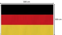 Fahne Flagge 300 Cm × 500 Cm Deutschland 7 Fahne Flagge 300 Cm × 500 Cm Deutschland -Normani 145740