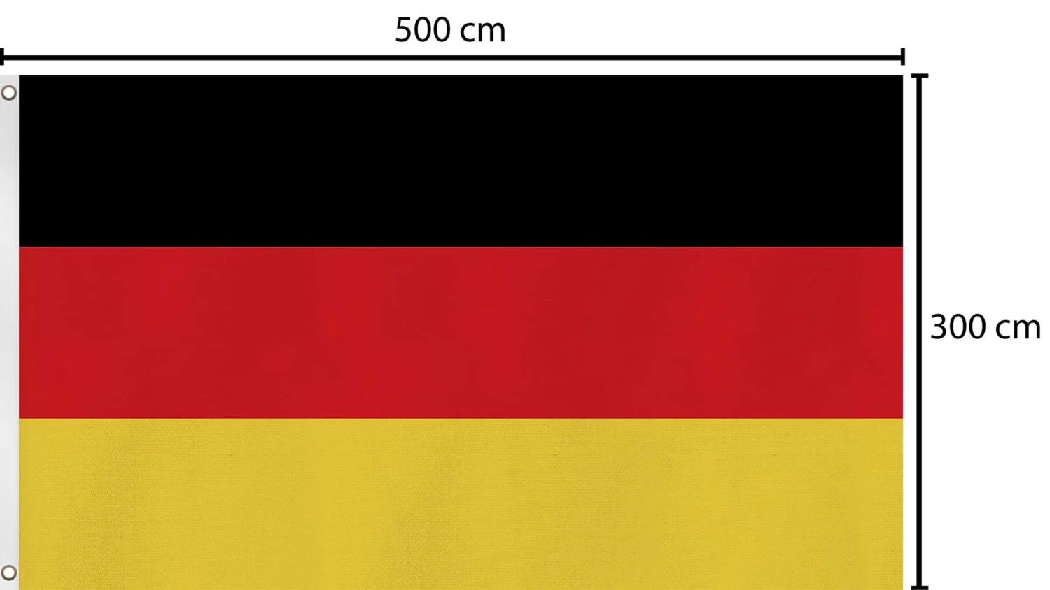 Fahne Flagge 300 Cm × 500 Cm Deutschland 5 Fahne Flagge 300 Cm × 500 Cm Deutschland – Bild 3
