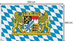 Fahne Flagge 300 Cm × 500 Cm Bayern -Normani 145748