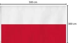 Fahne Flagge 300 Cm × 500 Cm Polen -Normani 145763